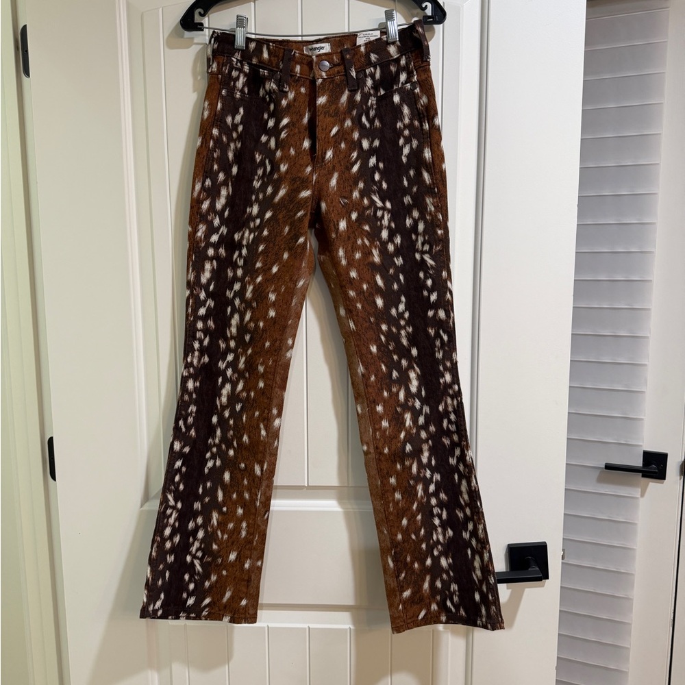 Wrangler Unique Pattern Flare Jeans